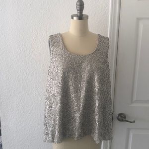 Vince Camuto sequins top.